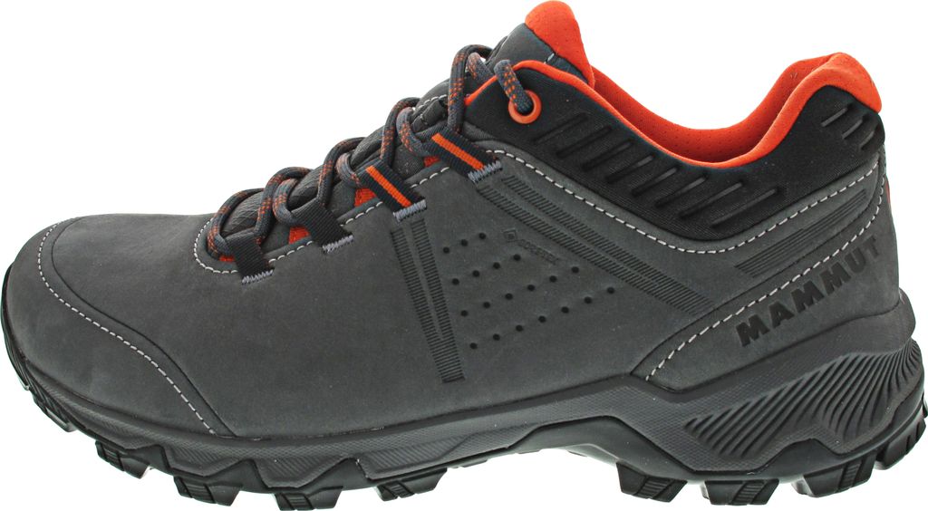 Mammut Herren Wanderschuhe Outdoorschuhe Freizeitschuhe Mercury IV Low GTX, Farbe:Grau, Schuhgröße:EUR 45 1/3, Artikel:-00667 titanium / hot red