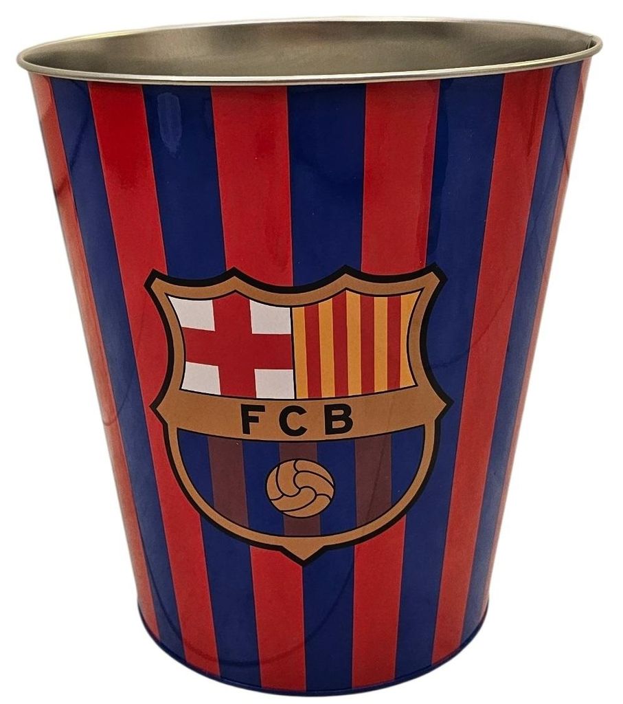 FC Barcelona Kosz na śmieci metalowy 26 cm Kibic Laliga Zdjęcie produktu 