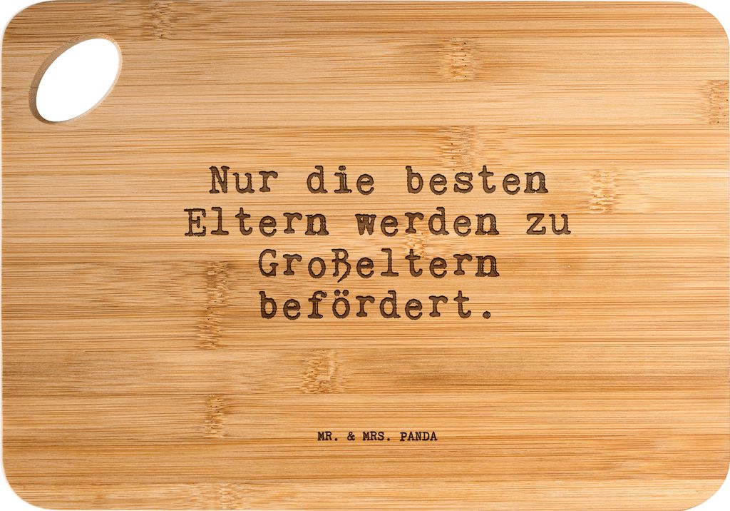 Mr. & Mrs. Panda Frühstücksbrettchen Nur die besten Eltern... - Transparent - Geschenk, Holzbrett, Frühstücksbrett, stolz, Enkelin Geburt, Bret...