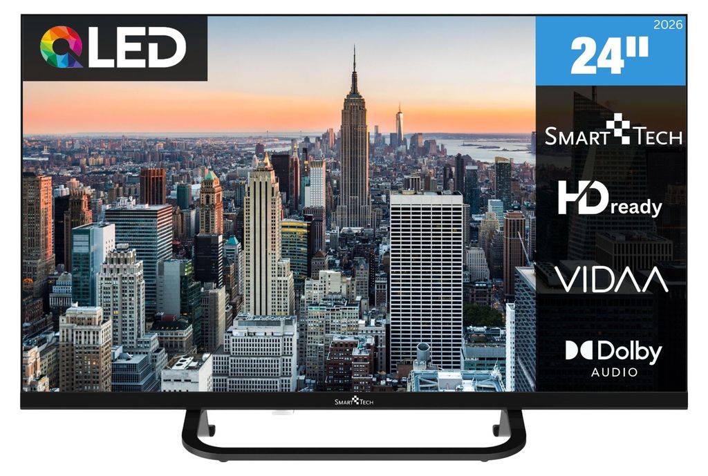 Smart Tech 24QV02VC QLED Fernseher 24 Zoll Smart TV VIDAA Produktbild 