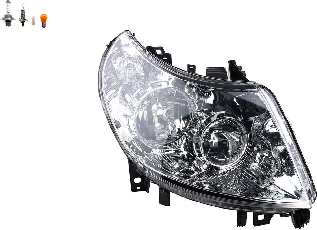 Johns, Scheinwerfer Halogen passend für Fiat Ducato 250 251 11-14 Rechts + Leuchtmittel 1366101080 1369495080 1606664580 1606926880 0001366101080 ...