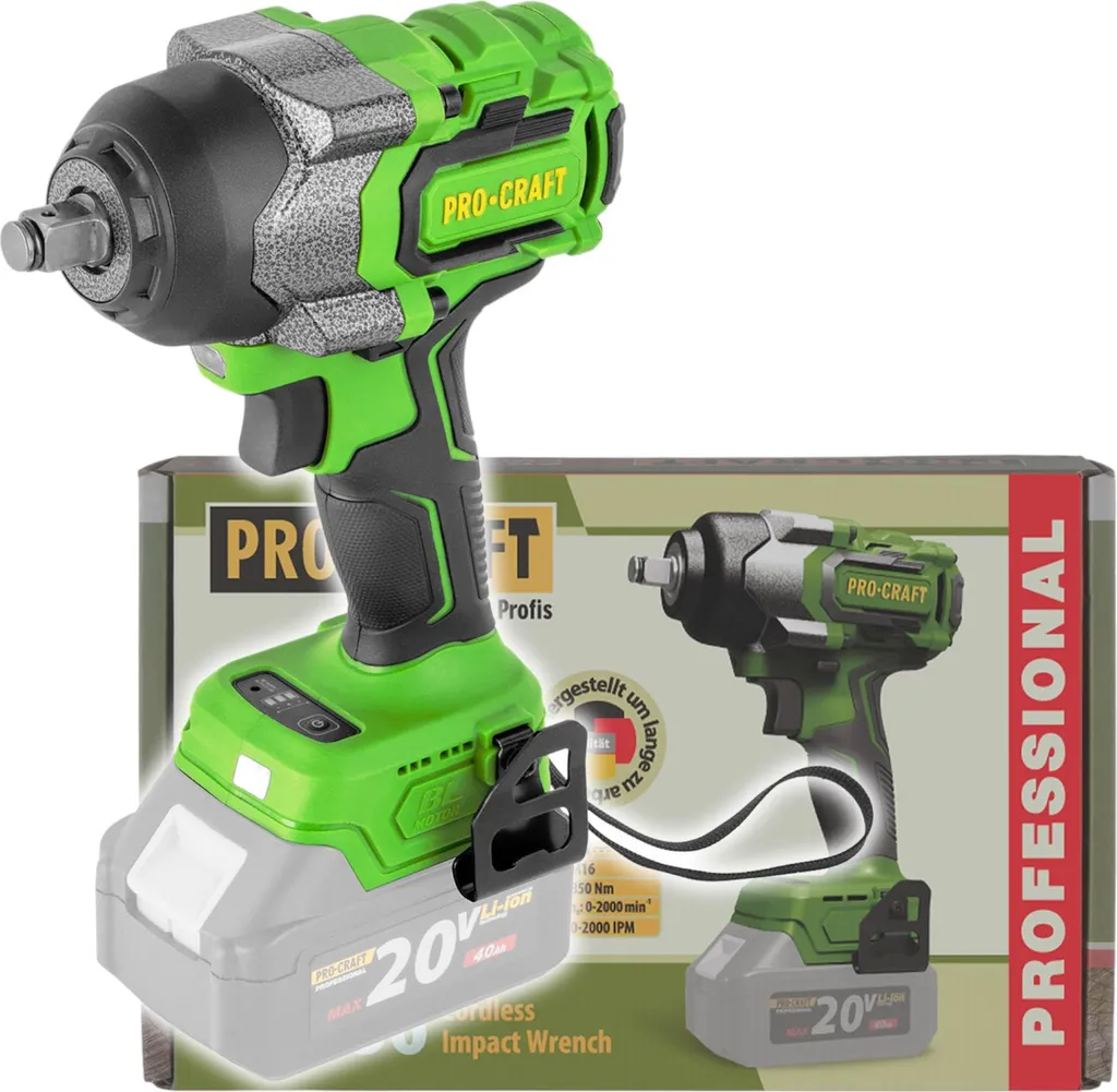 Visseuse à choc Procraft 20V PWA36bb idéale pour mécanique et bricolage
