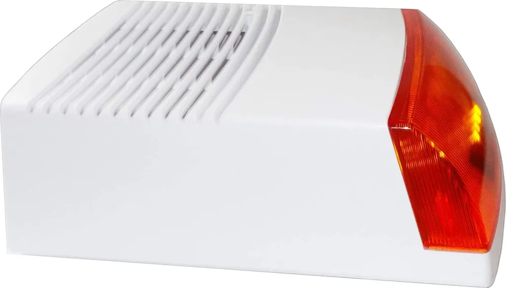 Alarme factice avec flash LED - Boîtier robuste IP44 intérieur extérieur - 6