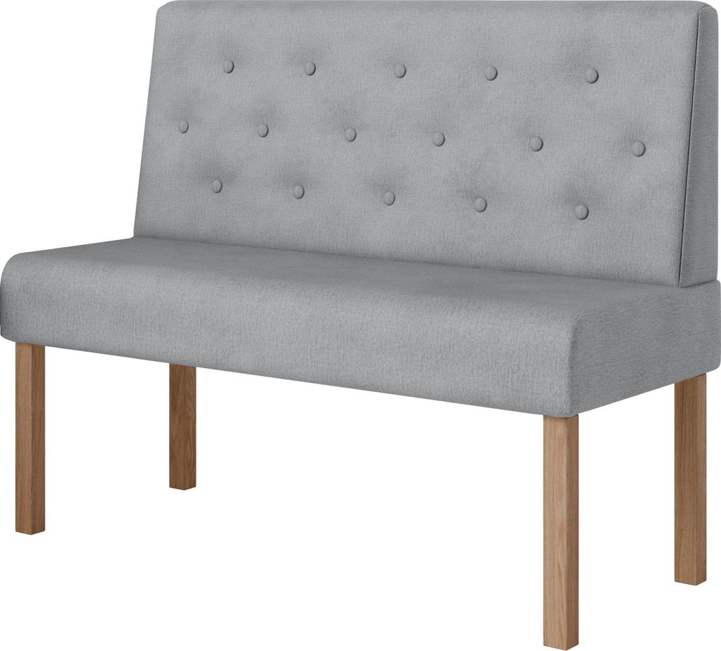 JKG Meble Essbank fur Kuche - Sitzbank Esszimmer - Küchenbank - Modern Essbank Küche - Stoff Velours - Monolith 84 - 100cm