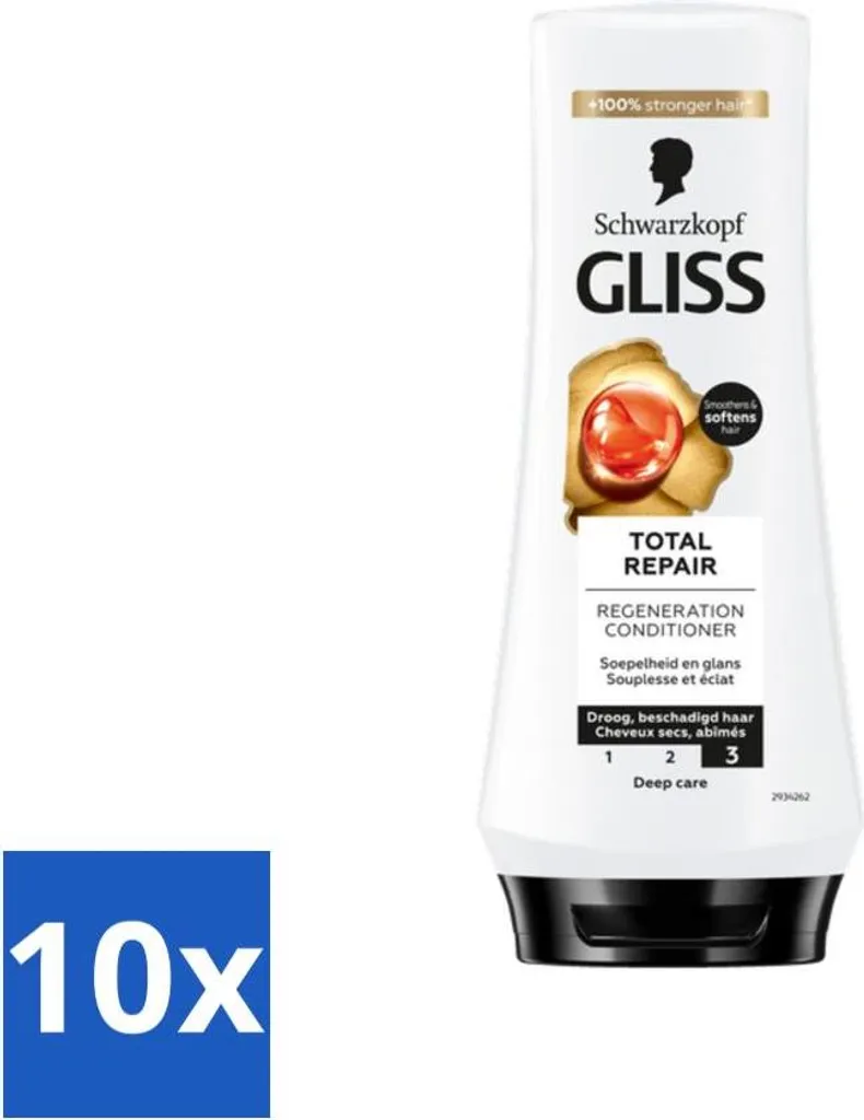 Kit 10 Gliss Balsamo Riparatore 200ml - Mai più capelli rovinati