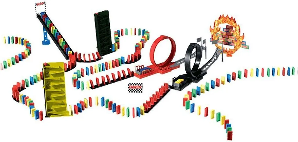 Jeu d'adresse Domino Express Crazy Race pour animer les après-midis