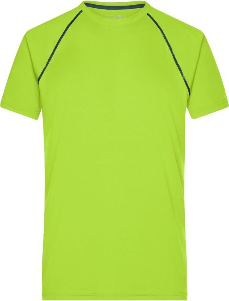 Funktions-Shirt für Fitness und Sport bright-yellow/bright-blue, Gr. XXL