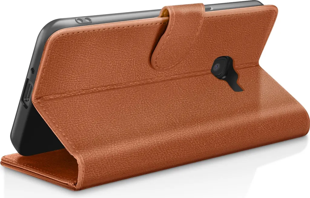 Custodia Zanaé Galaxy XCover 4 / 4s Marrone - Portafoglio Premium - 2