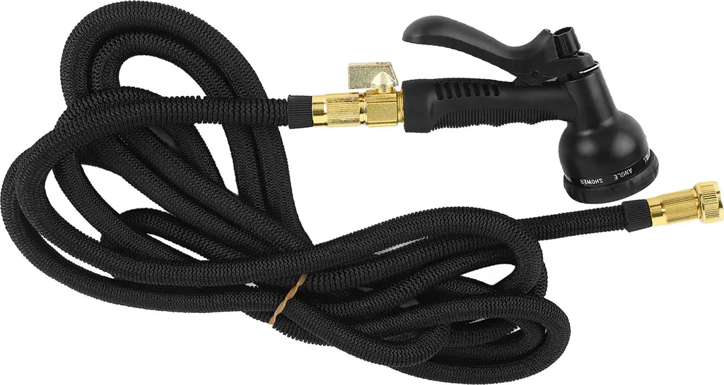 Tuyau d'arrosage extensible 15m avec pistolet multifonction en TPE