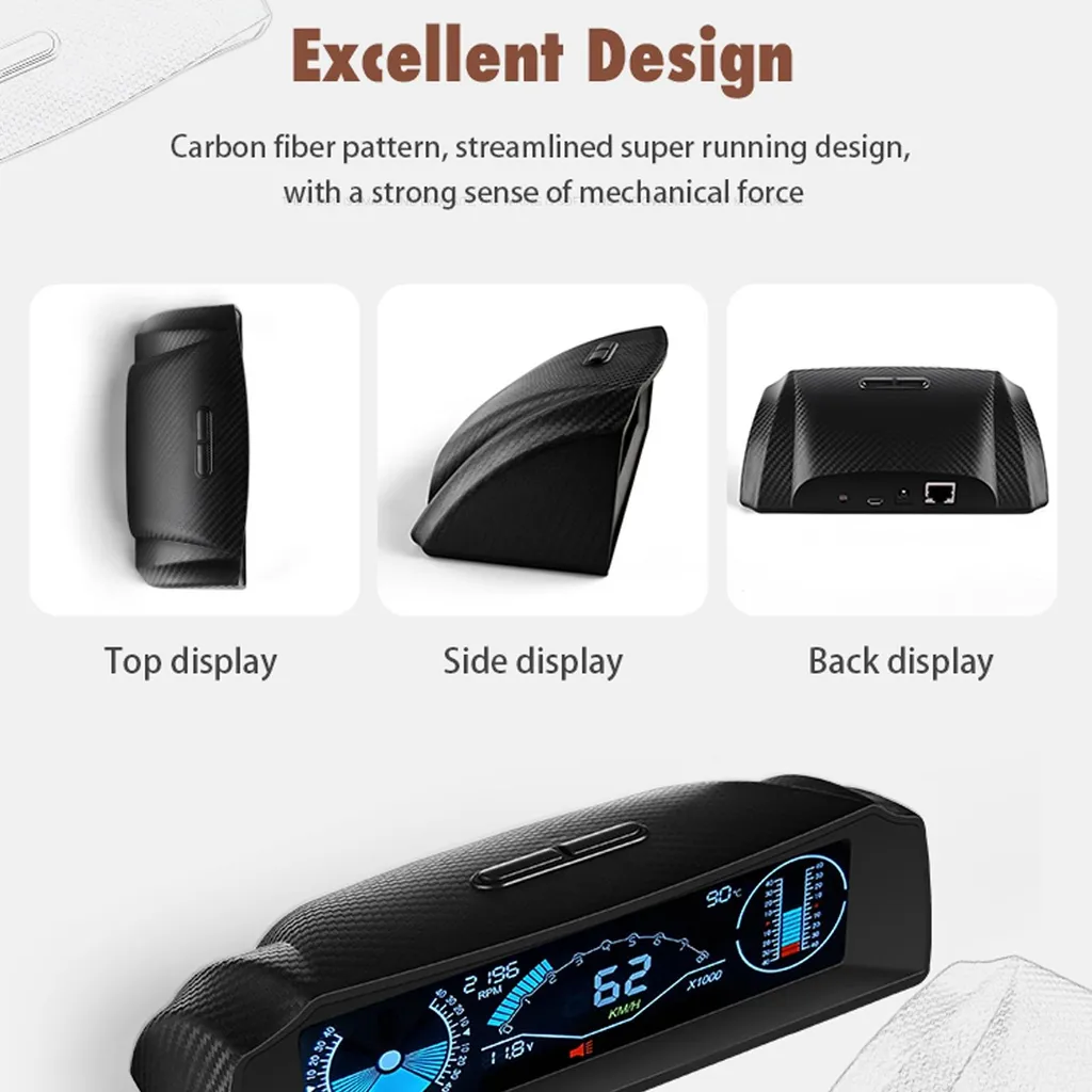 Head-Up Display Auto Universale: Sicurezza OBD2 e Schermo Colori