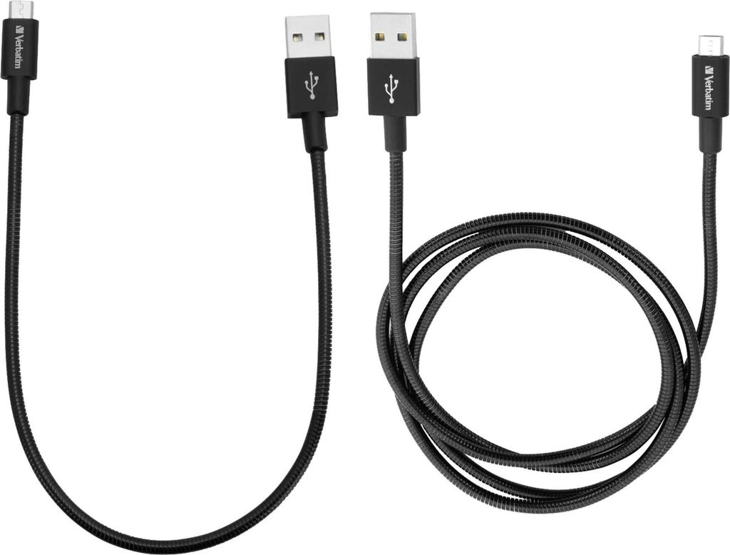Verbatim Micro USB Cable Sync & Charge 100cm black + 30 cm black