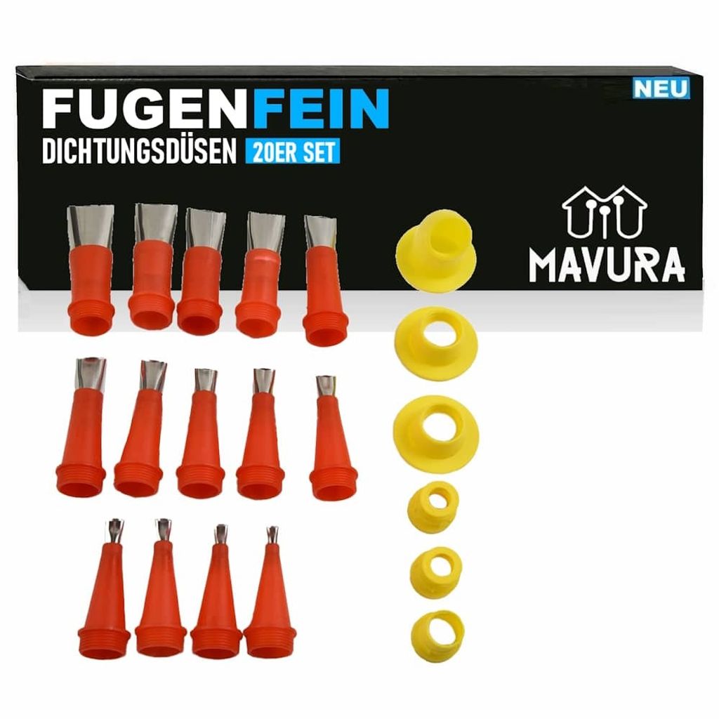 FUGENFEIN Kartuschenspitzen Silikon Dichtungsdüsen Produktbild 