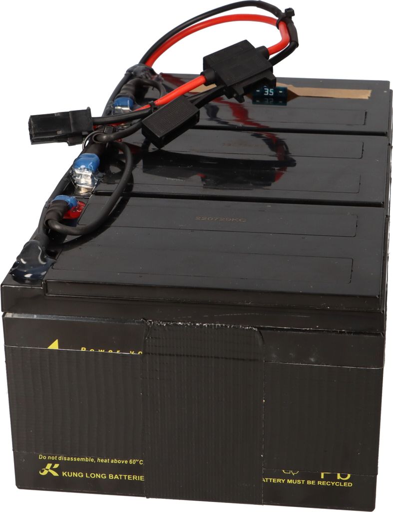 Akkusatz für Mach1 36V Akkupack Elektro Scooter 3x 12Volt Produktbild 3