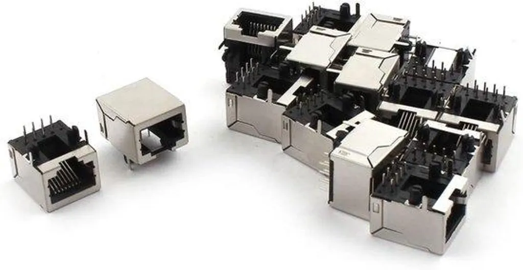 Réparation port Ethernet : Lot de 15 connecteurs RJ45 8 broches pour PCB