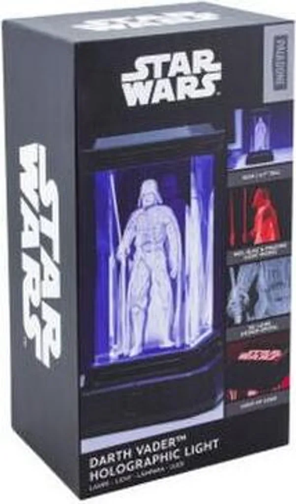Lampe 3D Dark Vador Multicolore Holographique avec Socle Tactile Noir