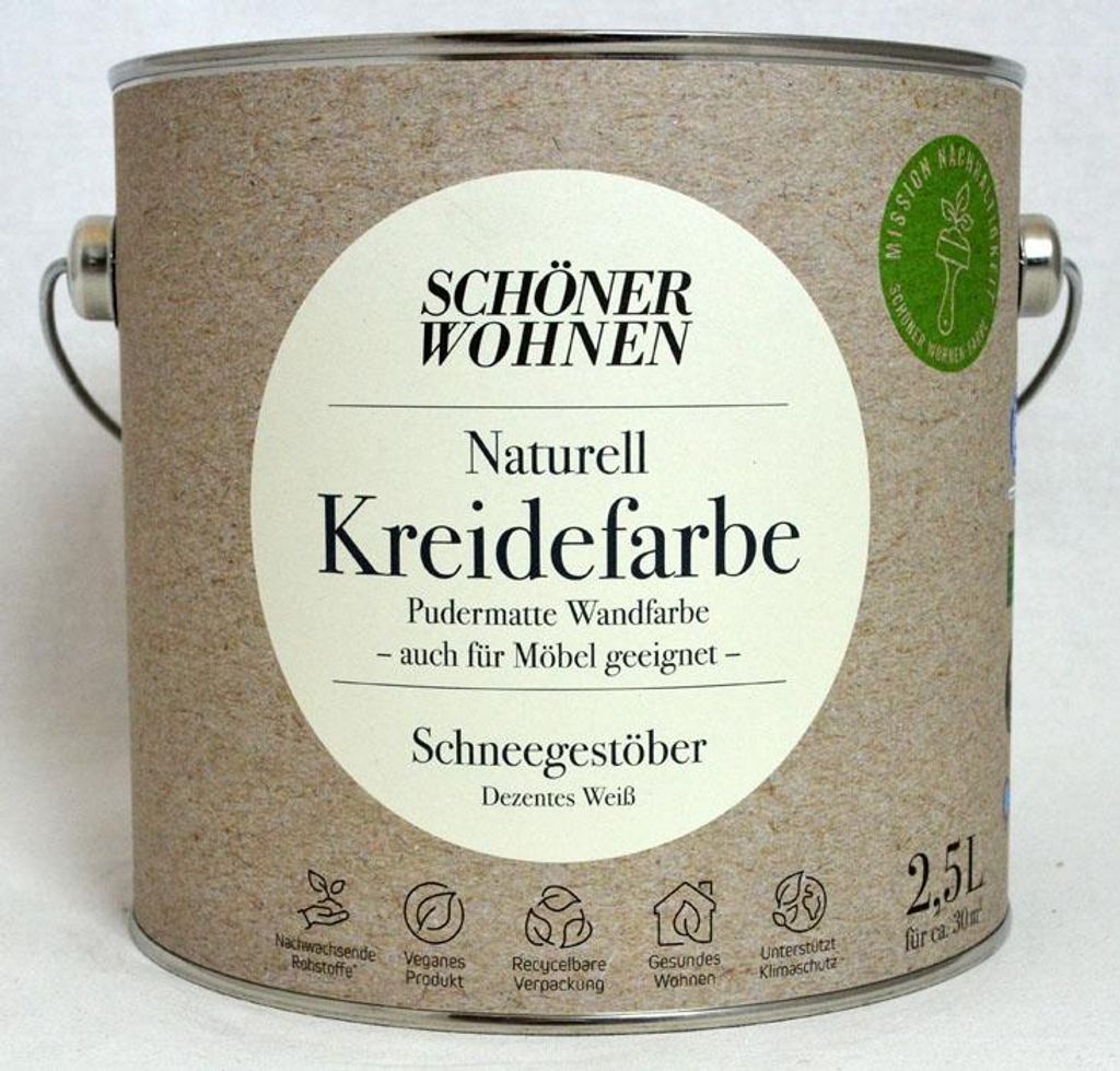 Naturell Kreidefarbe Schneegestöber 2,5 l Produktbild 