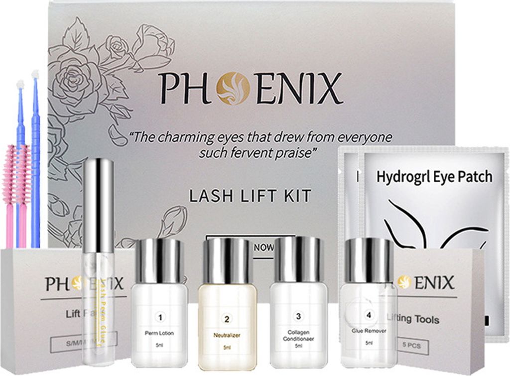 1 Set Kompaktes Dauerwellen-Wimpern-Set, lang anhaltendes Curling-Lifting-Dauerwellen-Wimpern-Set für Glamour-Accessoires für unterwegs