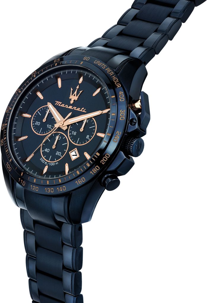 Maserati Traguardo Chronograph Blue Edition Herrenuhr Produktbild 