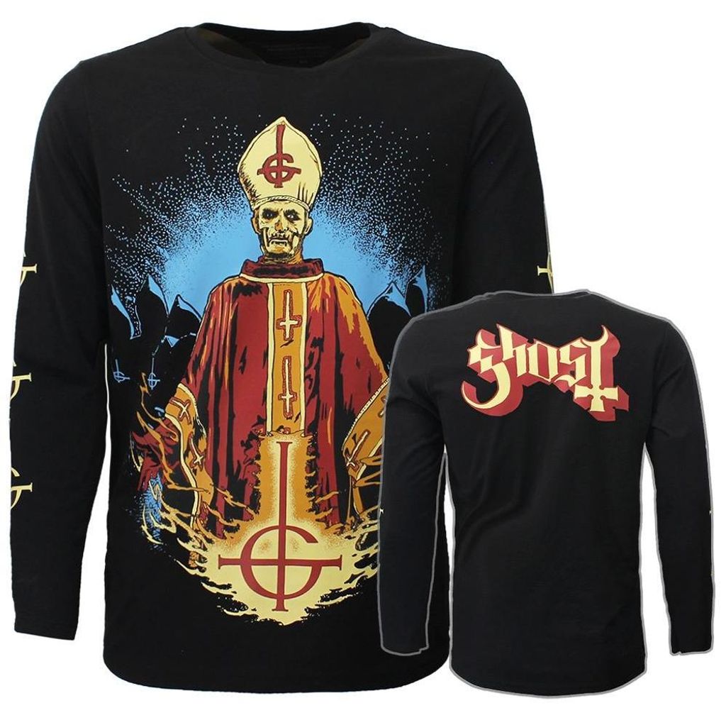 Ghost Papa Emeritus IV Langarm-T-Shirt - L