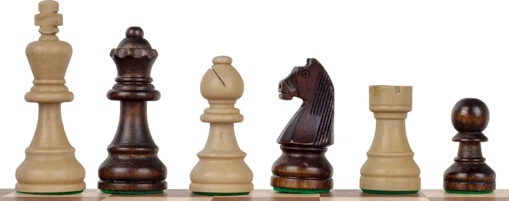Set d'Échecs de Tournoi Staunton 5 avec Figures de Réserve Incluses