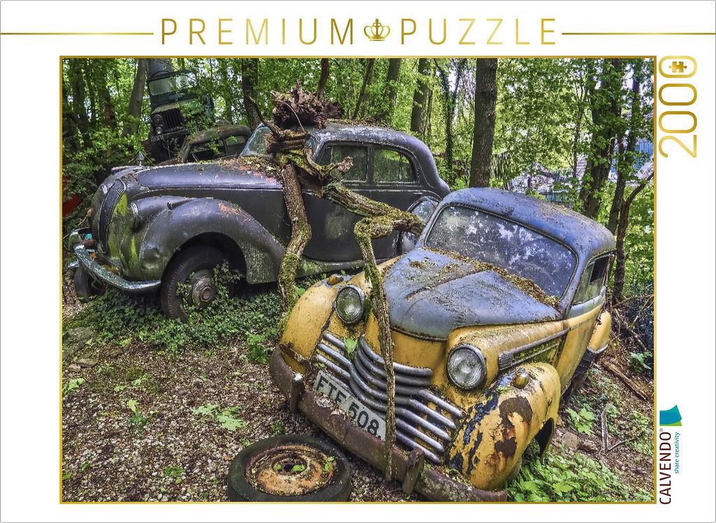 CALVENDO Puzzle Lang ist es her. 2000 Teile Puzzle quer | 2000 Teile Lege-Größe 90x67cm Foto-Puzzle für glückliche Stunden