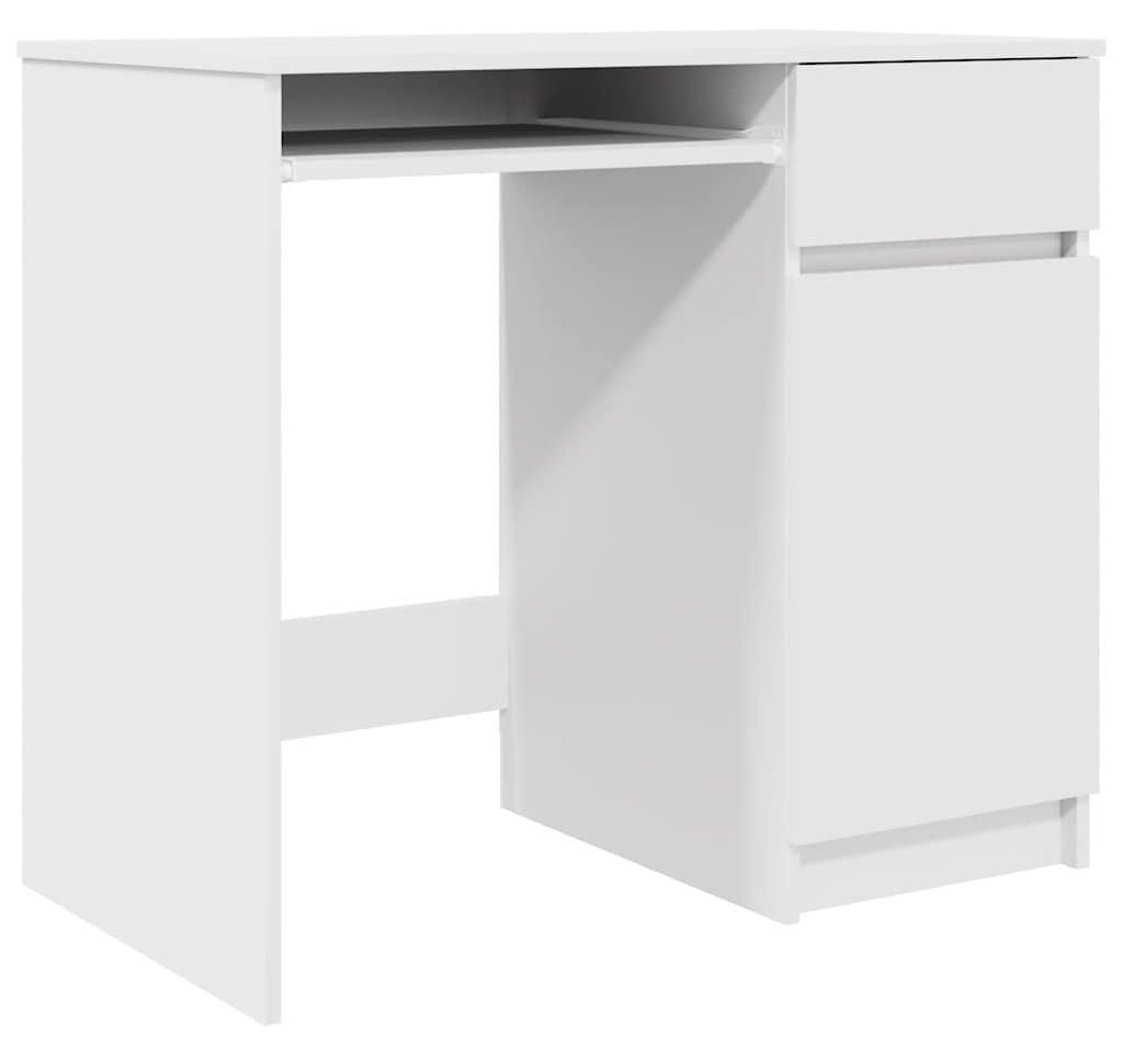 vidaXL Schreibtisch Weiß 86x49x76 cm Holzwerkstoff