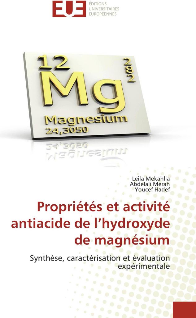 Propriétés et activité antiacide de l'hydroxyde de magnésium