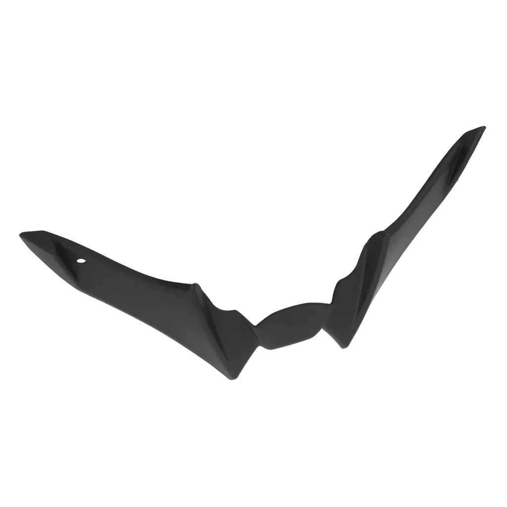 Winglet de carénage avant et cache aile aérodynamique profilé noir mat