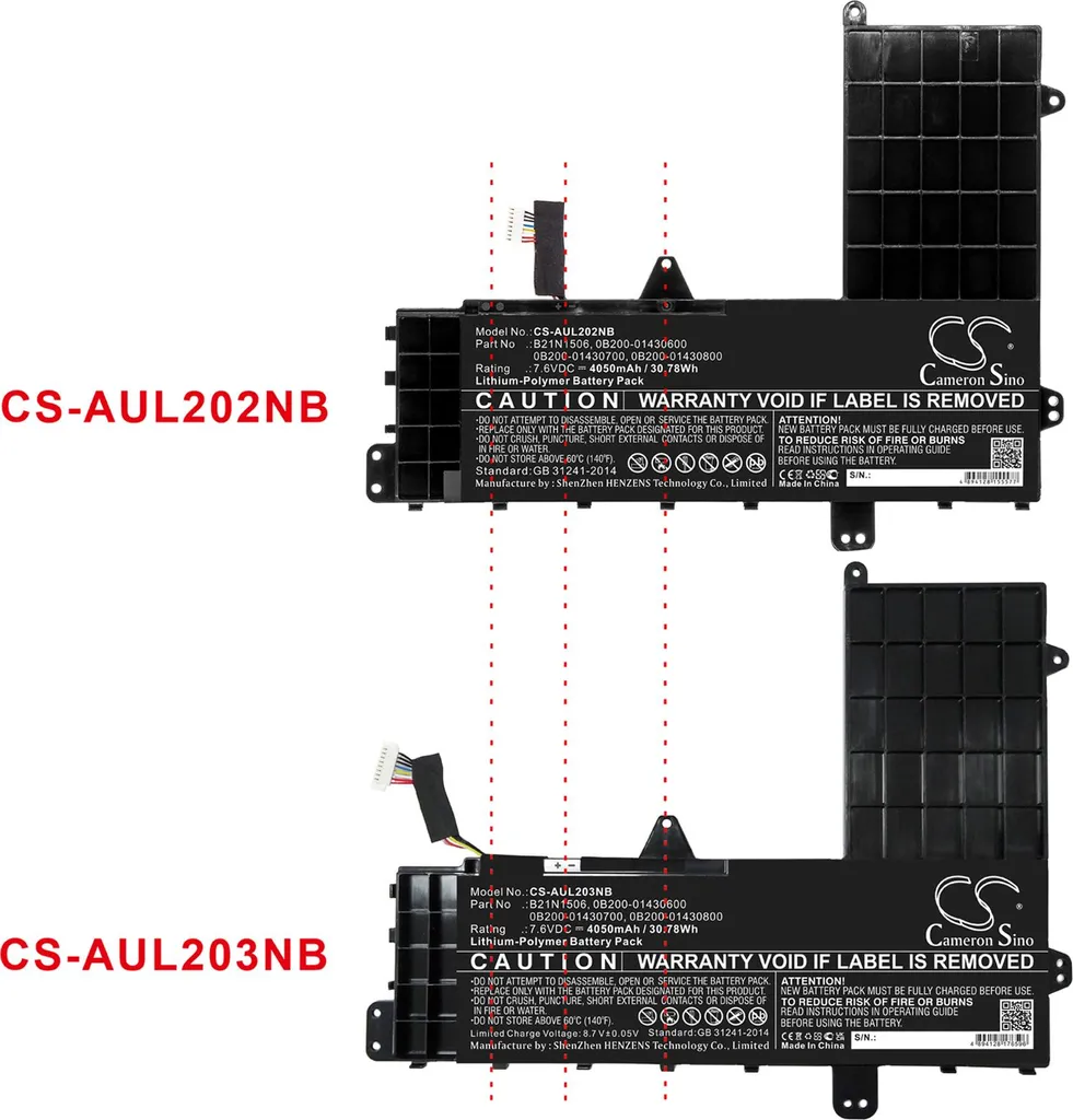 Batterie Ordinateur Portable Asus E502NA-2A E502NA-2B par TECHTEK - 3