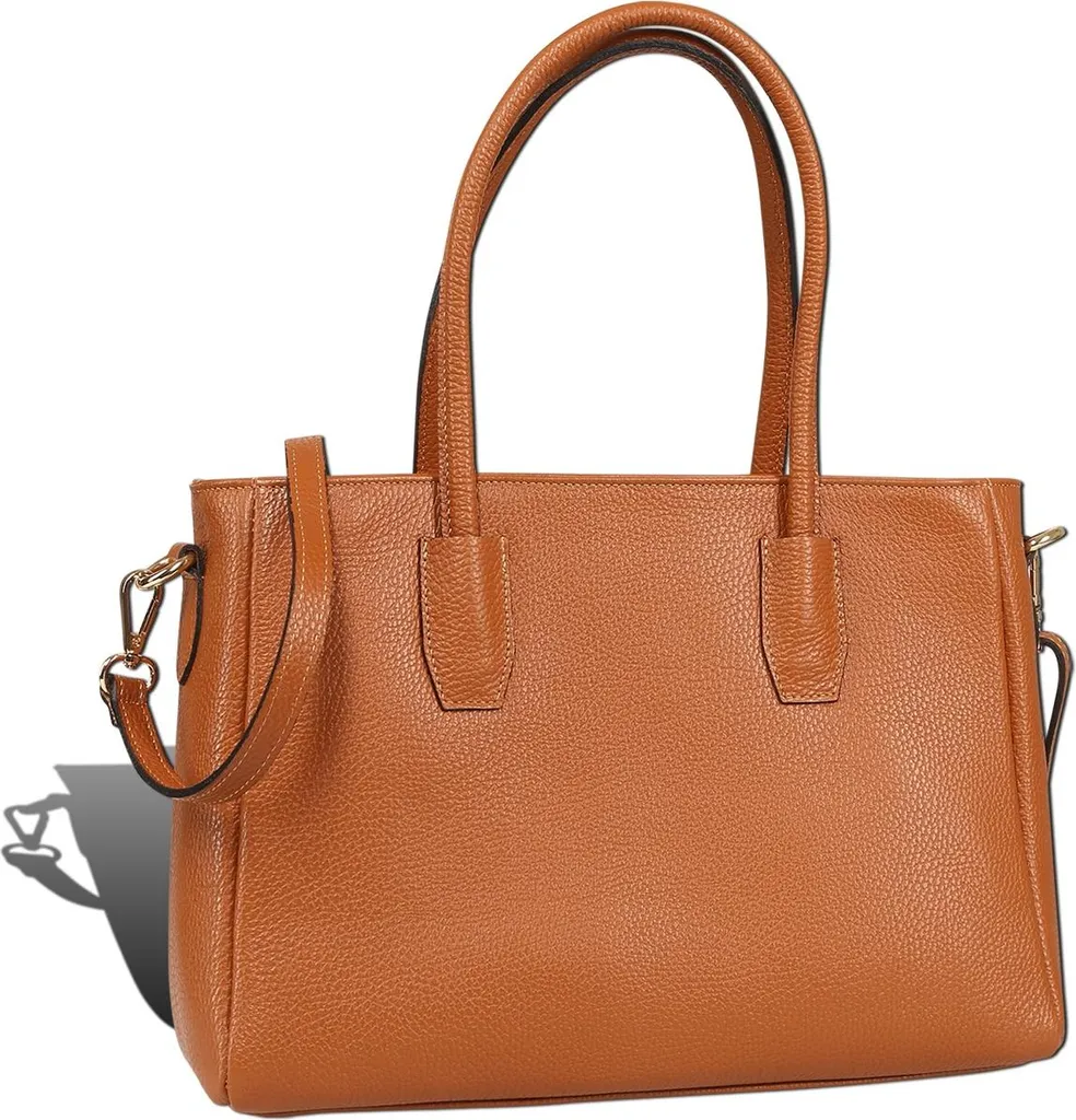 Grand Sac à Main Marron pour Femme Toscanto - Cabas Chic 35 x 24 x 12 cm
