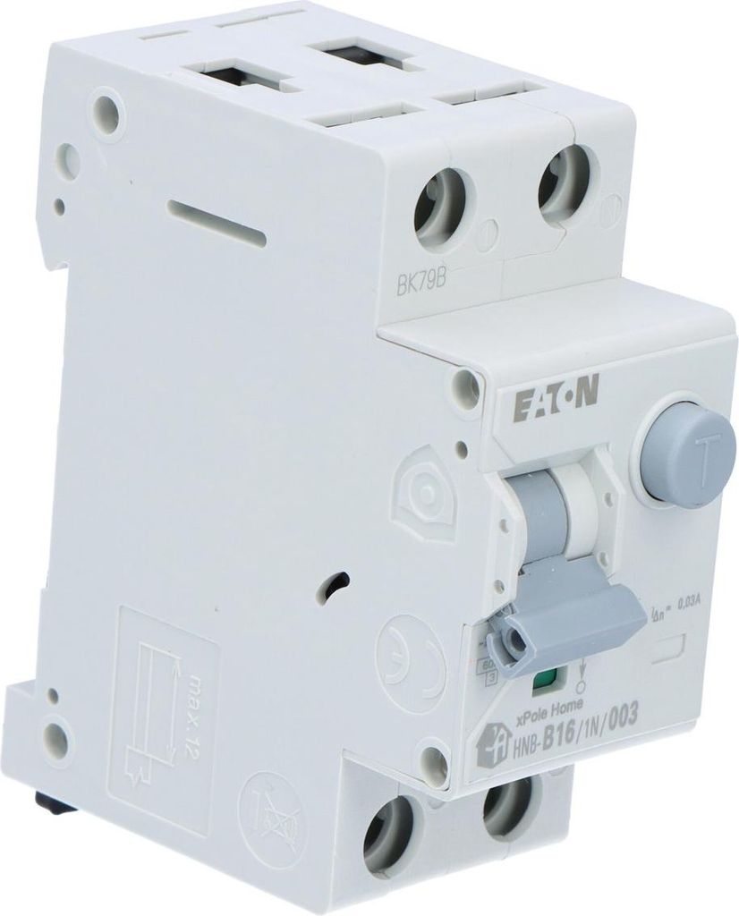 Prúdový chránič 2P 16A B 0,03A typ AC 195121 Eaton Obrázok produktu 