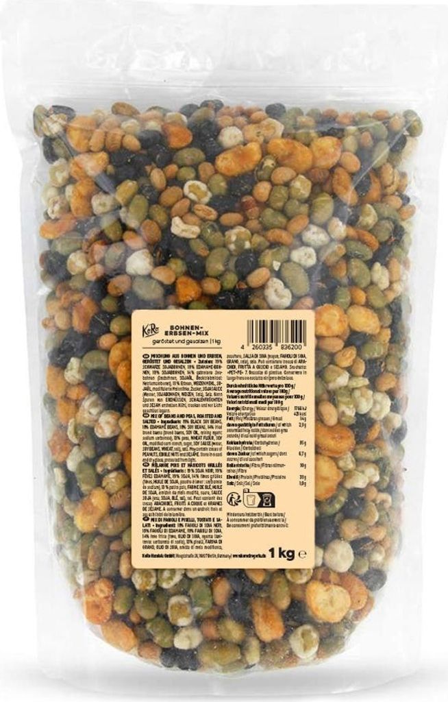 KoRo | Geröstete und gesalzene Bohnen-Erbsen-Mix 1 kg Produktbild 1