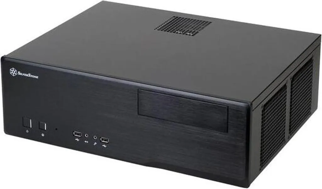 Boîtier PC de Bureau et Salon SilverStone GD05 pour Mini-ITX et ATX