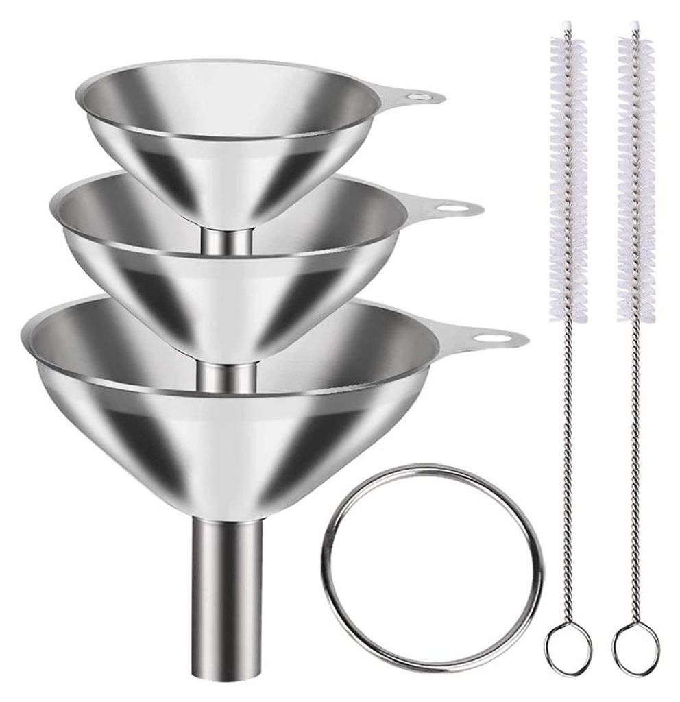 Edelstahl Trichter Set, 3 Stück Edelstahl Kleine Trichter, Produktbild 