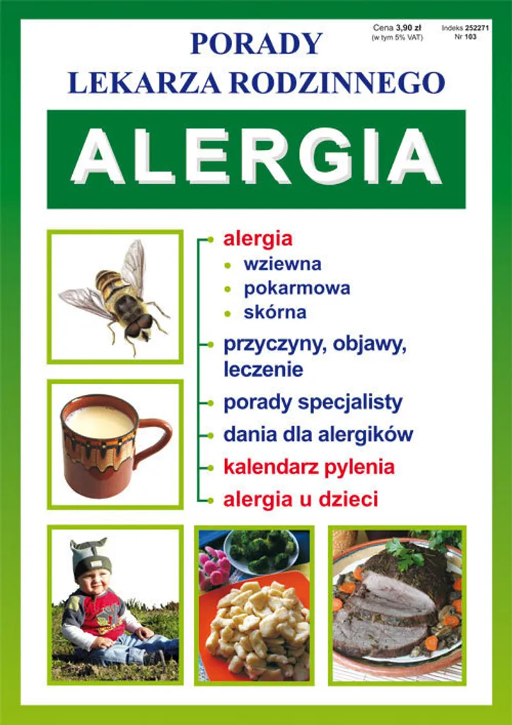 Livre de médecine Allergie Rapport collectif en version polonaise