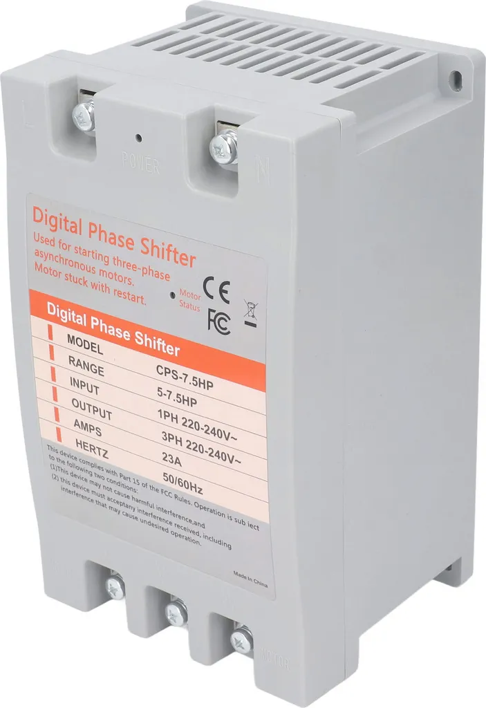 Convertisseur de Phase 7,5 CV : Solution pour Moteur Triphasé sur 220V - 4