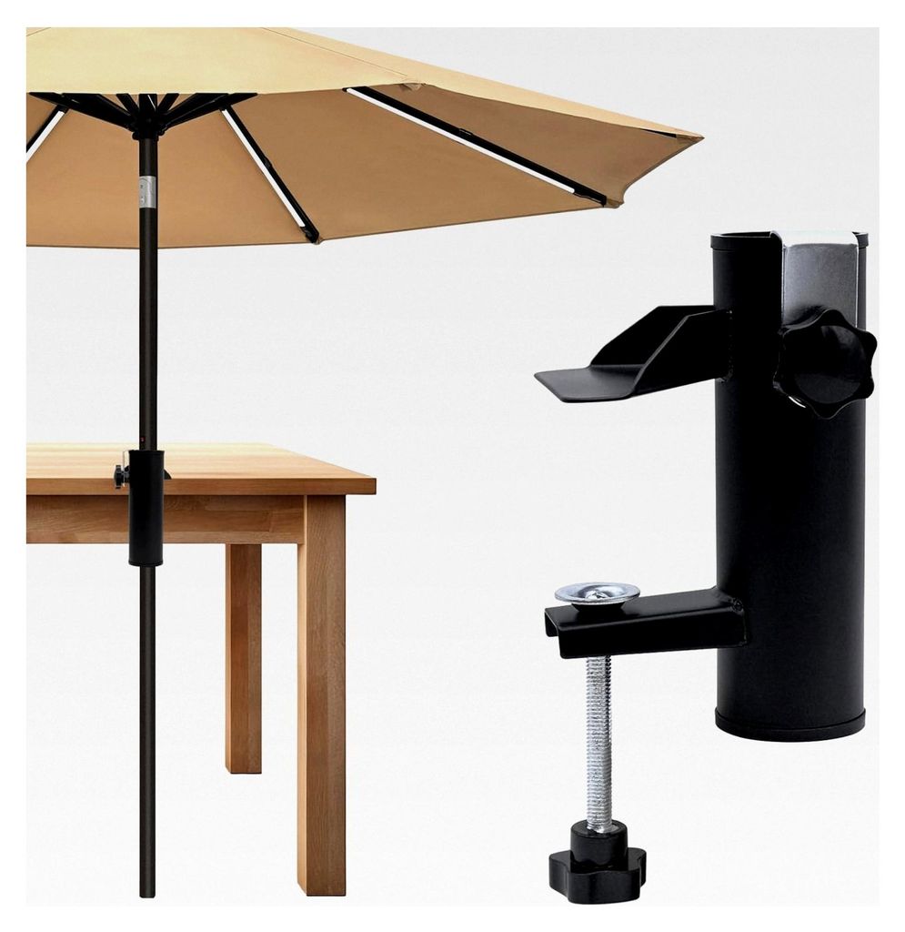 Sonnenschirmhalter für Balkongeländer