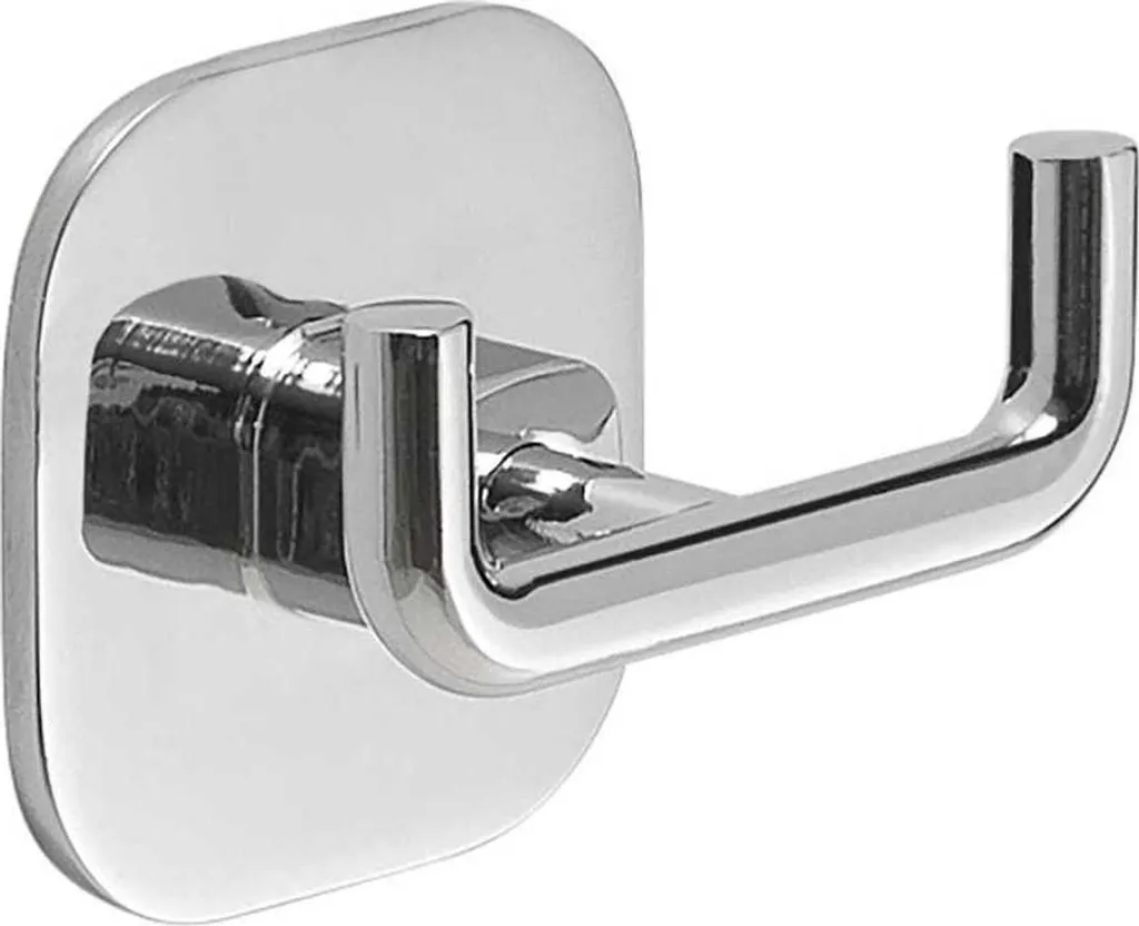 Appendiaccappatoio Doppio Timo Acciaio Inox | Design Bagno a Parete