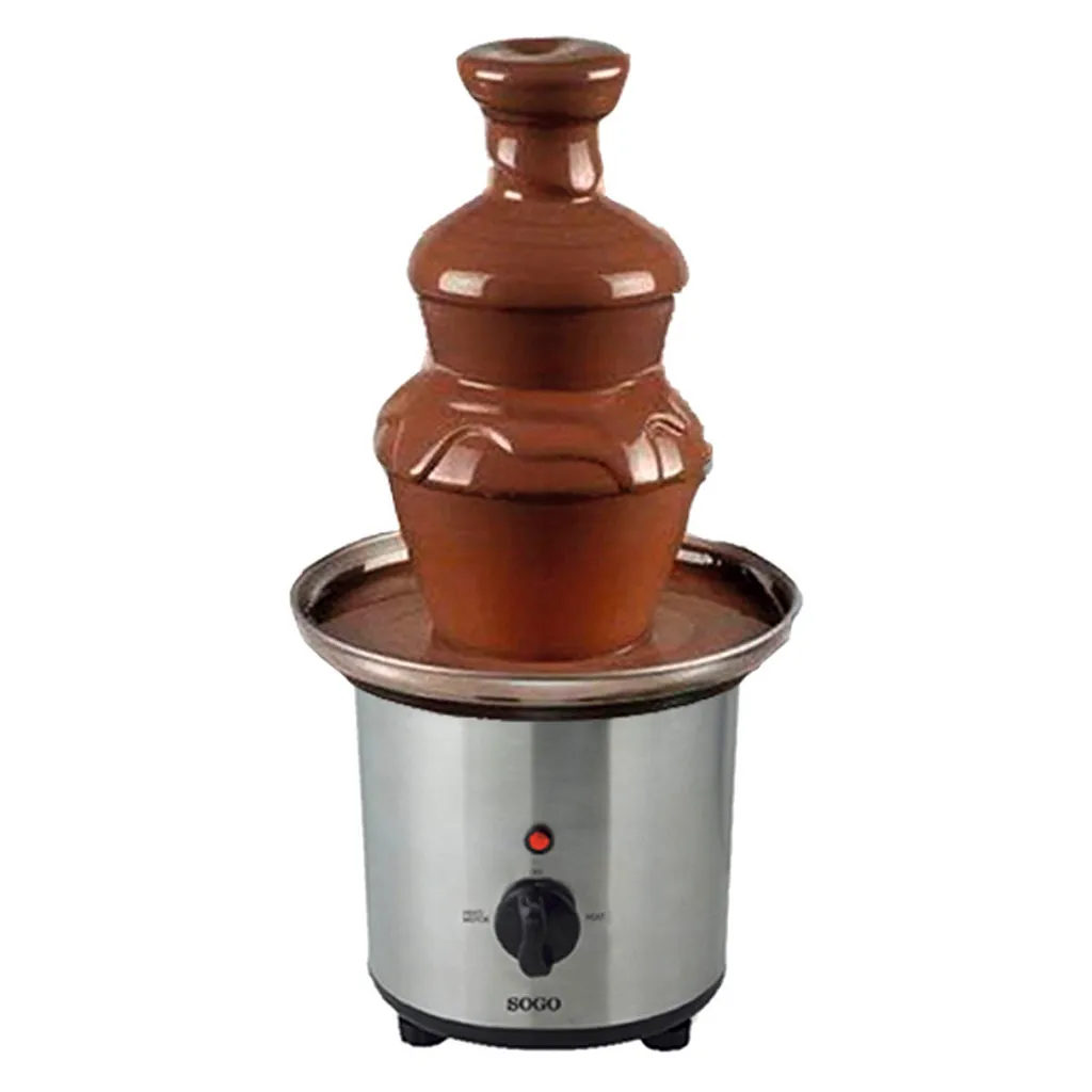 Sogo FCH-SS-11935 Fontana per Fonduta di Cioccolato in Pregiato Acciaio