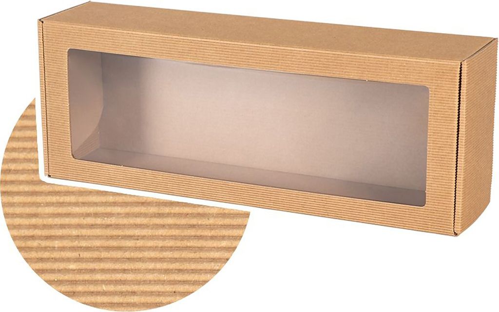 Obdélníková krabice s okénkem, dárková krabice 40x15x10 cm Obrázek produktu 9