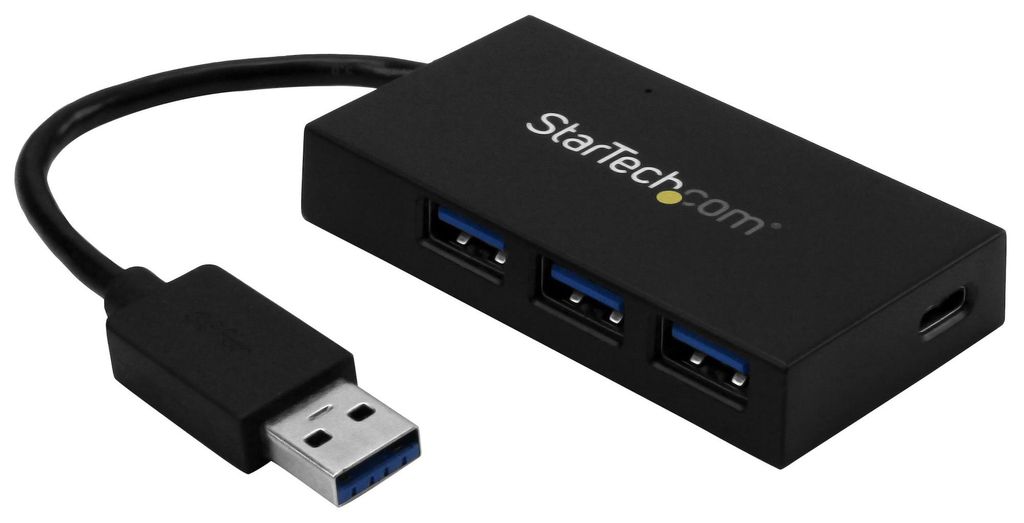 StarTech.com USB 3.0 Hub 4-Port – 3x USB-A & 1x USB-C, 5 Produktbild 