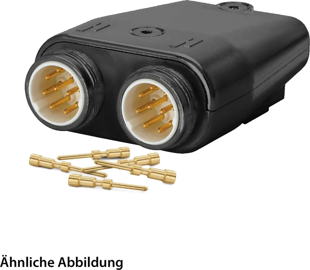 SET HUMMEL M16 TWINTUS Flangia 3+4/18+PE - Connettore Industriale Top