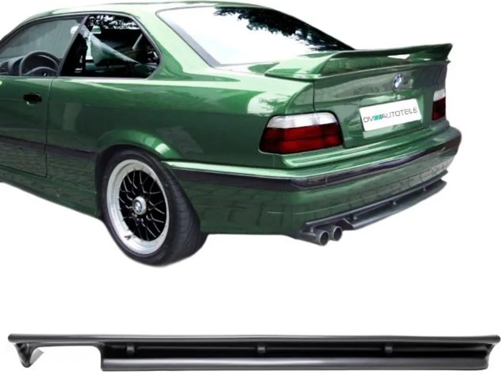 Diffuseur de Pare-chocs Sport BMW E36 Noir Mat Haute Résistance ABS