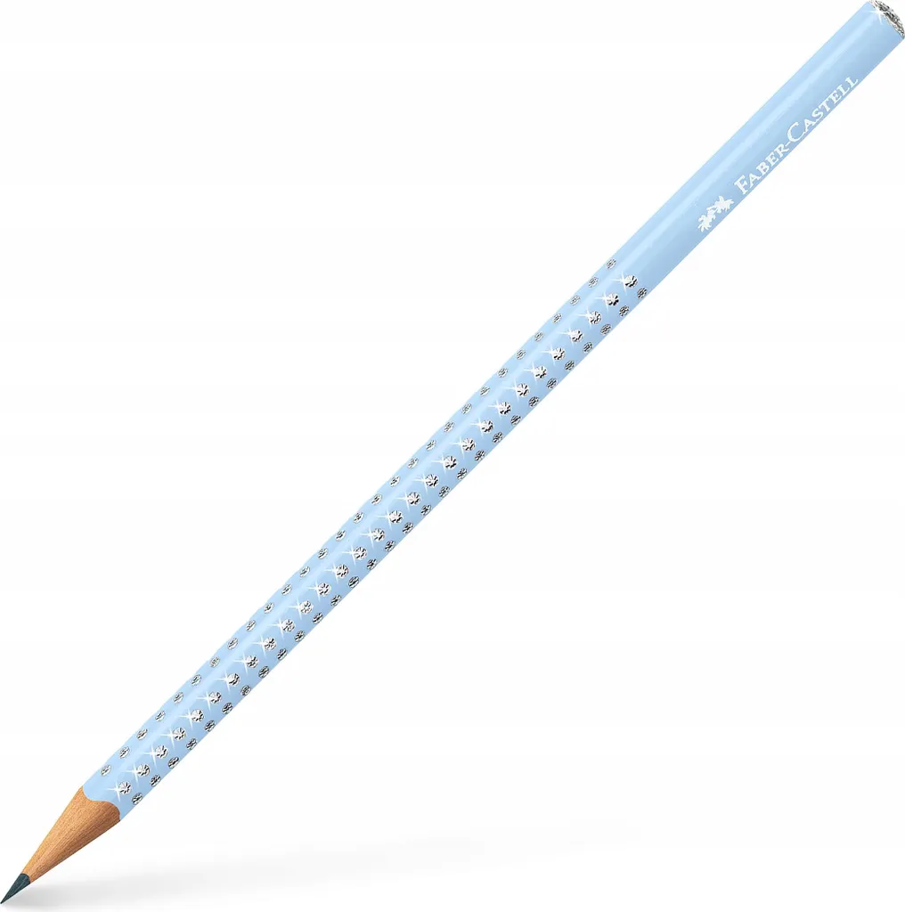 Faber-Castell Crayon Graphite Grip 2001 Sparkle Sky Blue B Ergonomique