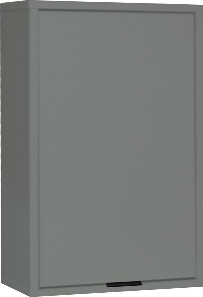 FURNARO Hängeschrank Bonnie Badschrank Wandschrank B/H/T: 41x65x22 cm, Farbe:Pine green matt lack