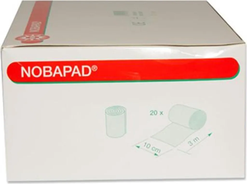 NOBA Nobapad 10cm x 3m | 20 Bende Imbottitura Gesso e Compressione