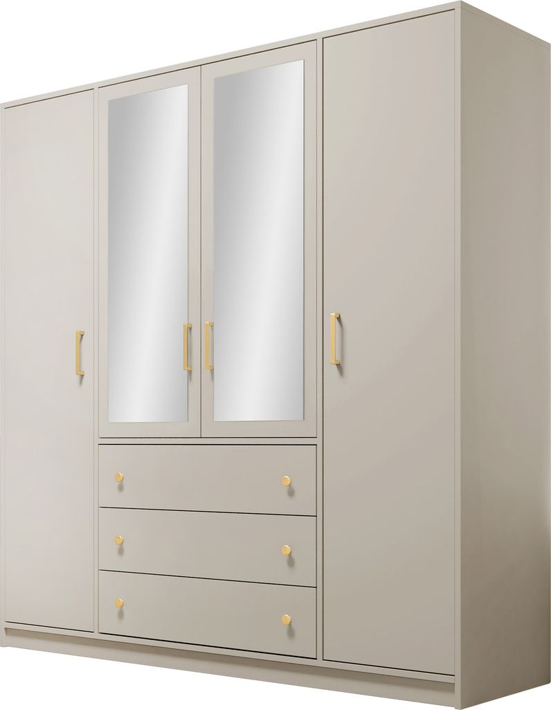 MIRJAN24 Drehtürenschrank Retro Lux D4 mit 4 Drehtüren und Produktbild 