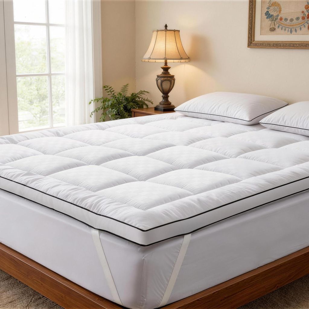 Matratzentopper 180 x 200 cm - Hypoallergen - 1000 g/m² Produktbild 