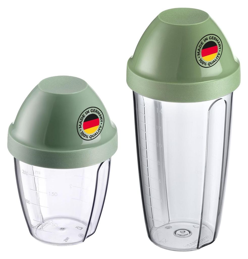 Westmark Mix- und Schüttelbecher Set 2-tlg. Mintgrün, Immagine del prodotto 