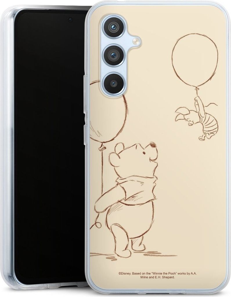 DeinDesign Handyhülle für Samsung Galaxy A54 5G Silikon Hülle Case Smartphone Schutzhülle Disney Offizielles Lizenzprodukt Winnie Puuh